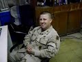 CPT Watson and I Talk Before I Come Back From Iraq