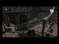 a full online match on goldeneye 007 for the nintendo wii. i think the stage is called industrial. it's really dark, and full of shadows. the sun shines through windows in some parts.