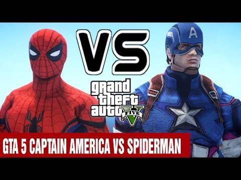 GTA 5 Captain america vs Spiderman ai sẽ lên bàn thờ ăn xôi gà? - Grand Theft Auto V