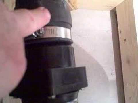 how to vent sewer gas
