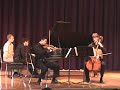 played by cristian valenzuela on piano, jimmy liu on violin, and abe katzen on cello. cornell university.