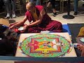 Finishing Up The Sand Mandala