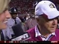 Bobby Bowden talks to the refs
