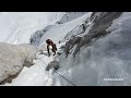 mars 2013... quelques images dans claire chazal � la pointe farrar sur l'ar�te des grands montets dans le massif du mont-blanc... superbe goulote de 500 m�tr...