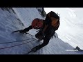 mars 2013... quelques images dans claire chazal � la pointe farrar sur l'ar�te des grands montets dans le massif du mont-blanc... superbe goulote de 500 m�tr...
