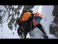 mars 2013... quelques images dans claire chazal � la pointe farrar sur l'ar�te des grands montets dans le massif du mont-blanc... superbe goulote de 500 m�tr...
