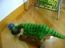 Pleo playing and walking Pleo playing and walking
