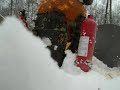 Shooting pumpkin,fireextinguishers with AK74