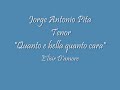 Jorge Antonio Pita sings 