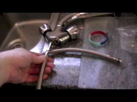 how to fit mixer tap