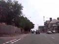 Driving in Birkenhead past Tranmere Rovers Football Club