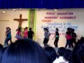 selected 4th year students during 1st quarter honors assembly