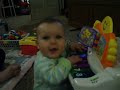 My Daughter, Emily, playing on her new piano, and singing along.  Well, we think she's singing.  I assume she's singing.  Just for sharing with family and friends, so don't bother posting negative comments, I won't read them. Thanks to Grandma Evie for the piano.