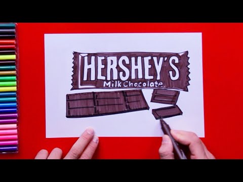 video-linktoworks-How to draw Hershey's Chocolate Bar - YouTube