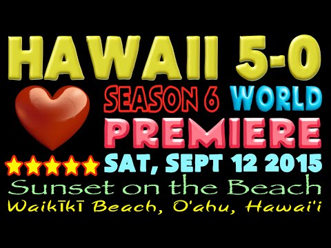 Hawaii 5-0 | Sunset on the Beach | Season 6 Premiere | Waikiki, Hawaii