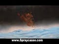 night ocean- spraycasso night ocean- spraycasso