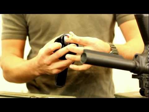 how to put battery in g&p crane stock