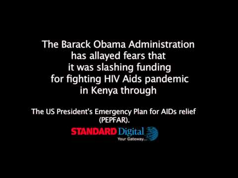 Obama Administration to support Kenya's fight against HIV Aids Obama Administration to support Kenya's fight against HIV Aids
