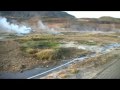 Geysir erupting