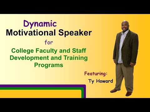 College Speakers - http://www.dynamiccollegespeaker.com Untie the Knots(R): Improving Habits, Choices, People, Relationships, Performance, and Results - Featuring - Ty Howard. ...