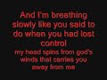Crossfade - Breathing Slowly lyrics