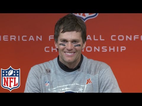 Video: Tom Brady's AFC Championship Postgame Presser,