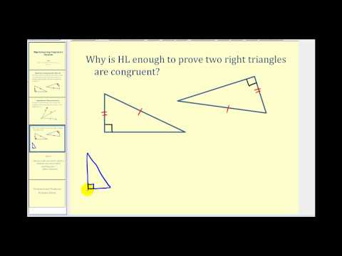 how to prove hypotenuse leg