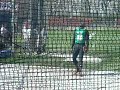 Chad Wright throwing at 2009 Penn Relays