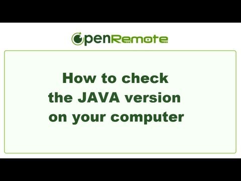 how to determine java version