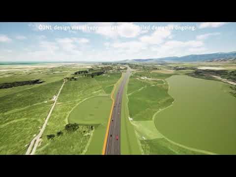 Ōtaki to north of Levin: flyover design update, June 2025.