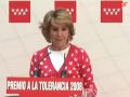 Entrega del Premio a la Tolerencia 2008 a Reporteros Sin Fronteras