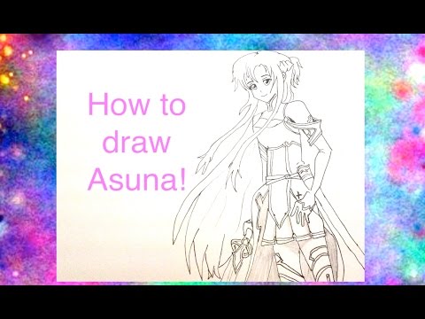 how to draw asuna