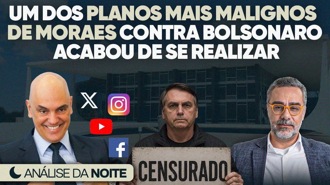 🚨 Moraes Matou As Redes Sociais de Bolsonaro: Veja o Plano!