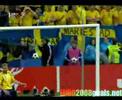 Goal for Spain - David Villa 92' (1-2)  Sweden - Spain 1-2  