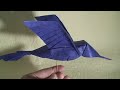 Short video showing 5 of my own origami designs =) Papers: Humming Bird=Thai unryu with CMC glue and acrylic paint. Dancing Couple = Double thai unryu glued with CMC glue Scorpion = single tissue paper with CMC glue Leviathan = Thai unryu with CMC glue and acrylic paint. Angel = Thai unryu with CMC glue humming bird, dancing couple, scorpion, leviathan and angel. www.oritube.com