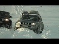 biggest street legal Ford 350 in Europe in snow action