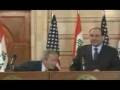 UNCENSORED  FOOTAGE of shoes and insults hurled at Bush on Iraq visit