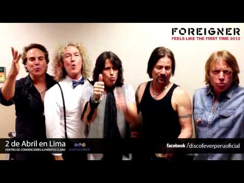 Foreigner envió saludos a fans peruanos 