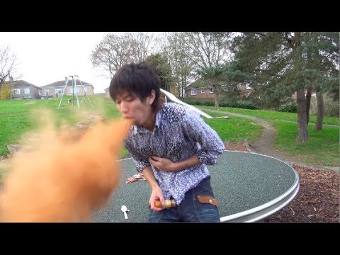 Cinnamon - 危険なのでマネしないでください。我々は特殊な訓練を経て行なっています。 ※海外では病院に運ばれ入院した人がいるらしいです。本当に危険です。...