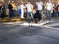 Ramblin reck parade Theta Xi hovercraft