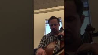 A Familiar Keefer Pre-Orchestra Rehearsal Warm-Up
