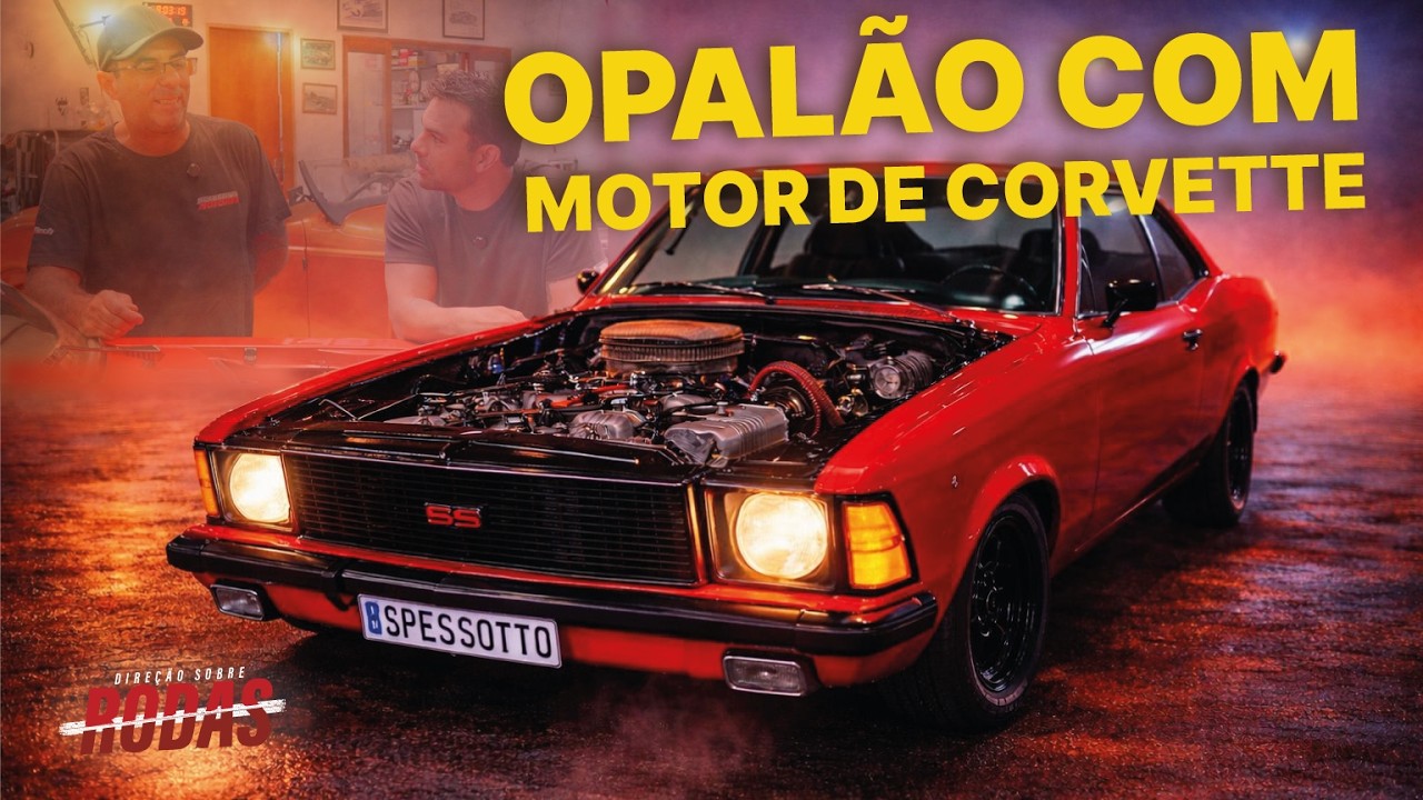 Opala com Motor de Corvette