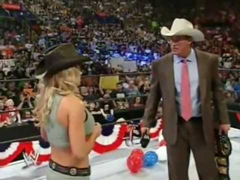 WWE Scmackdown! Jillian Hall is FIRED by JBL in 2006 Jillian Hall wird Gefeuert !!!