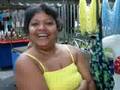 Melly, Felice's Friend, selling handmade clothes