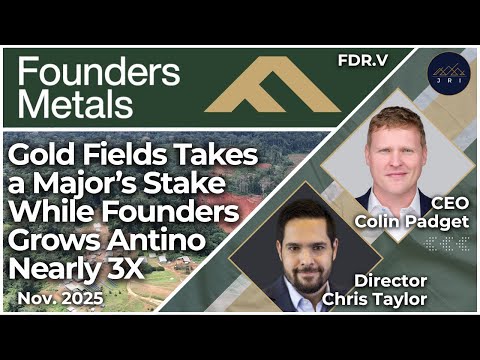 Junior Resource Investing, Founders Metals' Recent 