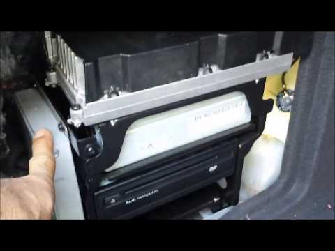 How to Remove Amplifier / Navigation / Tuner from 2008 Audi A6 for Repair.
