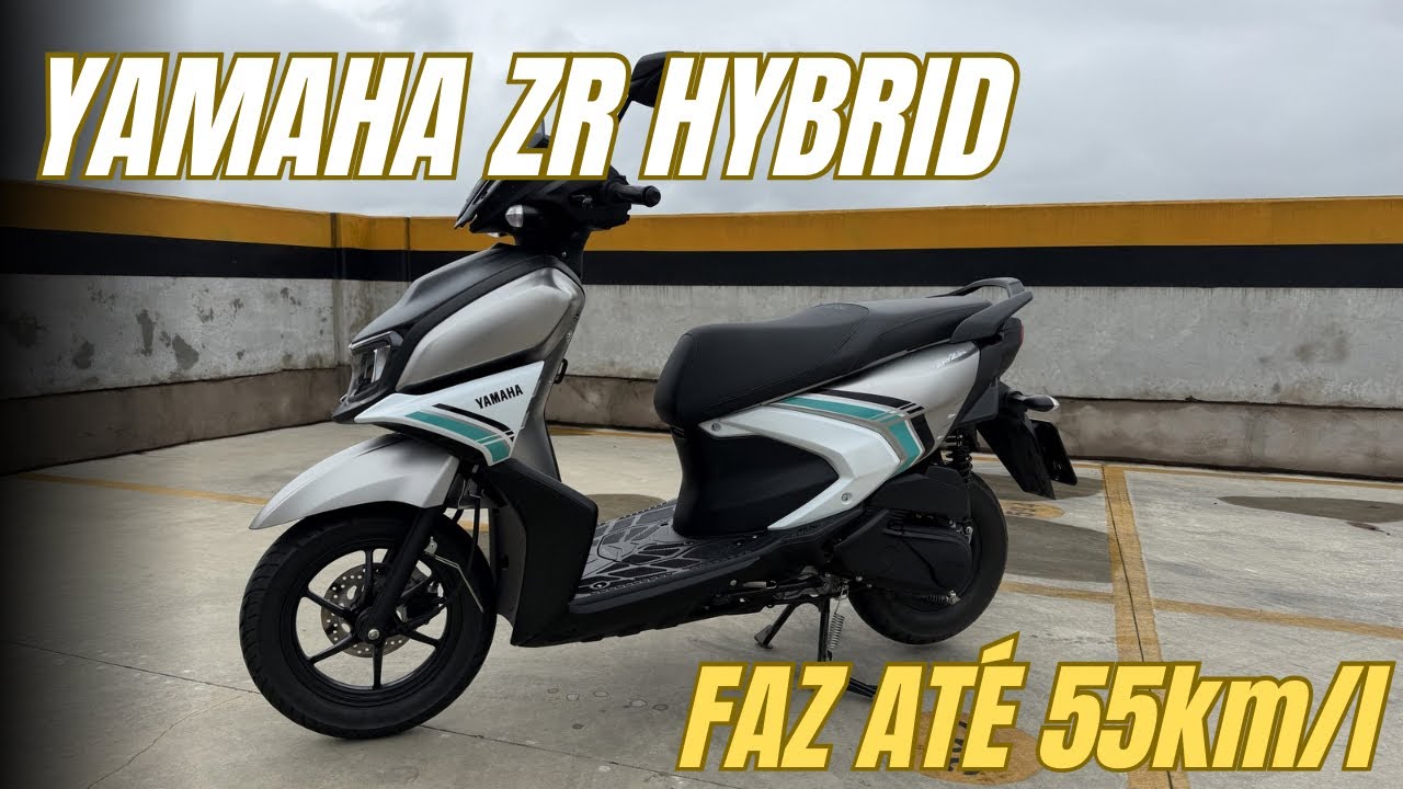 YAMAHA ZR HYBRID É SUPER ECONÔMICA! Vale a pena para sair do trânsito?