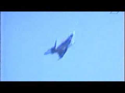 fighter plane crash in the sky