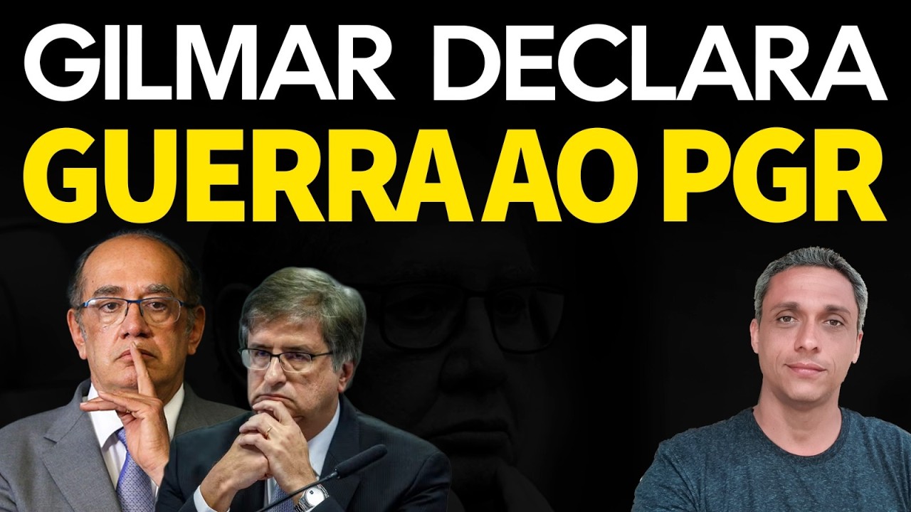 Gilmar Mendes "soltou as luvas" e quer ver sangue. Ministro vai pra cima do PGR