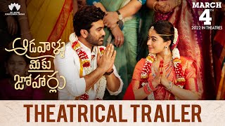 Aadavallu Meeku Johaarlu Theatrical Trailer  Sharw
